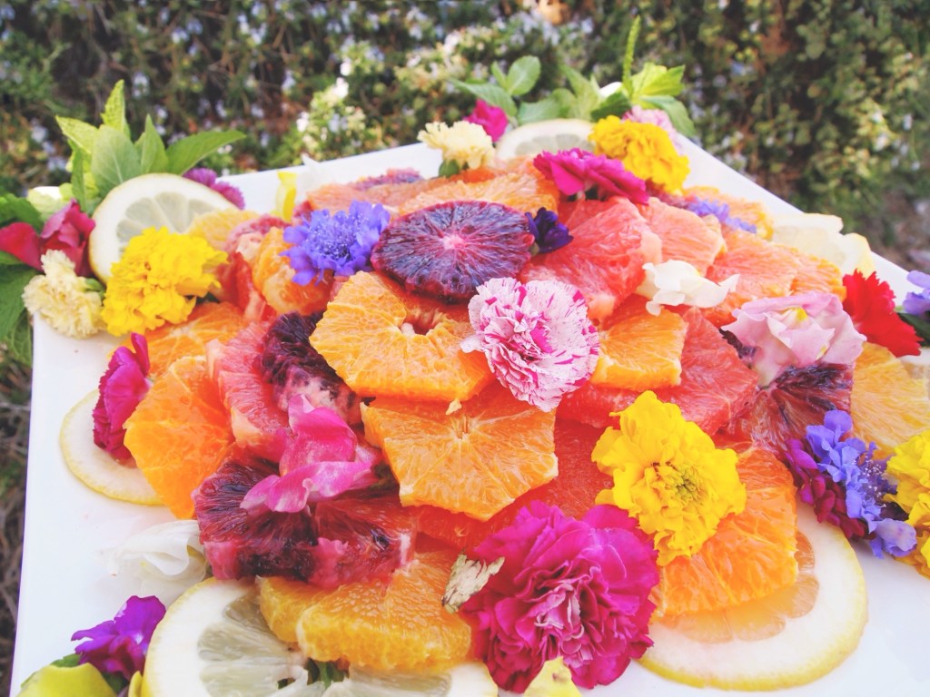 Recipe | Floral Citrus Platter